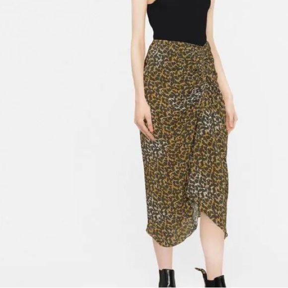 Isabel Marant Dresses & Skirts - ISABEL MARANT ÉTOLE Azaria Floral Print Draped Skirt